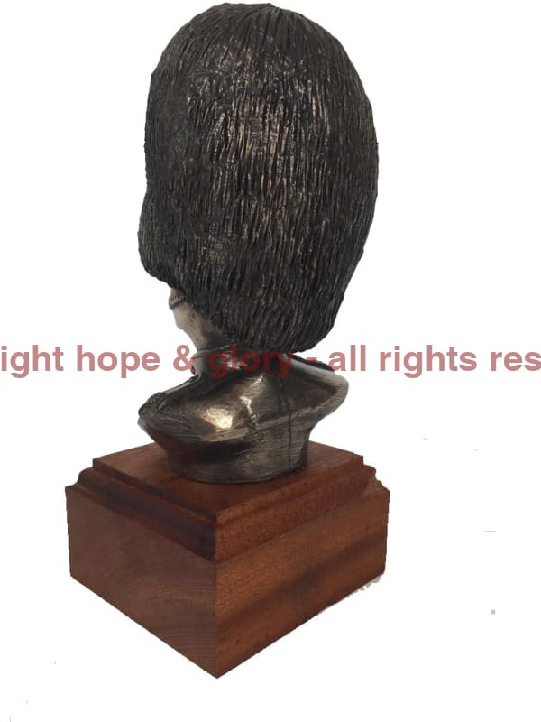 Coldstream Guards Bust Cold Cast Bronze Military Statue Sculpture - Image 7