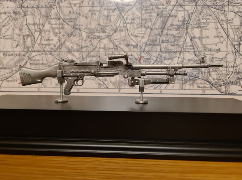 GPMG LR Pewter Statue - Image 3