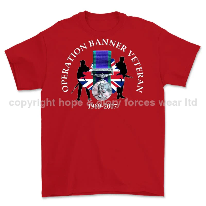 OP Banner Veteran GSMNI Printed T-Shirt - Image 8