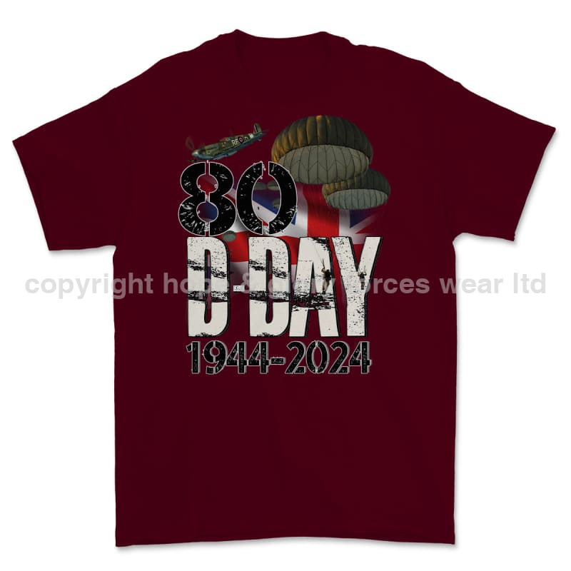 D-Day 80 Commemorative Printed T-Shirt - Image 5