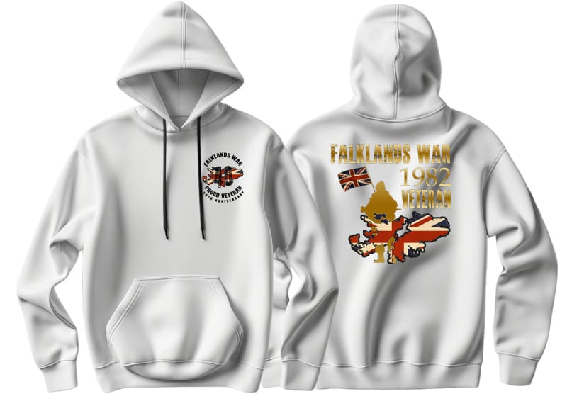 Falklands War Veteran Double Printed Hoodie - Image 9