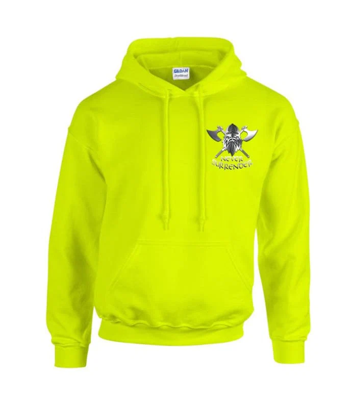 NEVER SURRENDER Embroidered Hoodie - Image 10