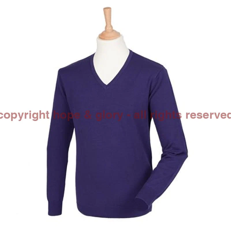 RAF UNITS Lightweight V Neck Sweater (Choose your unit Logo) - Image 5