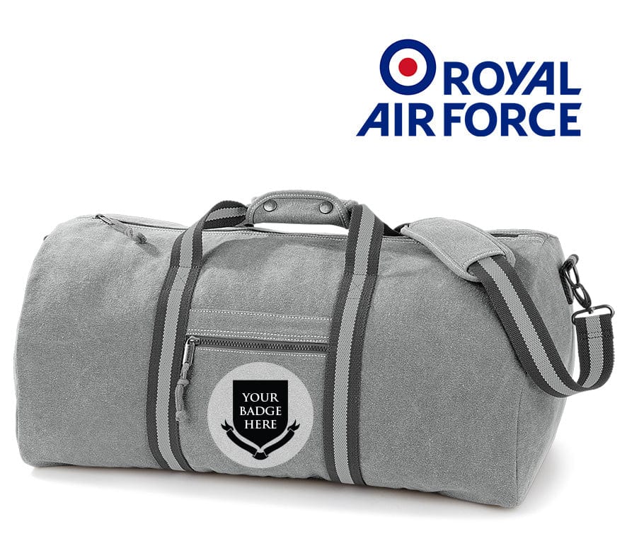 Royal Air Force Units Vintage Canvas Holdall - Image 4