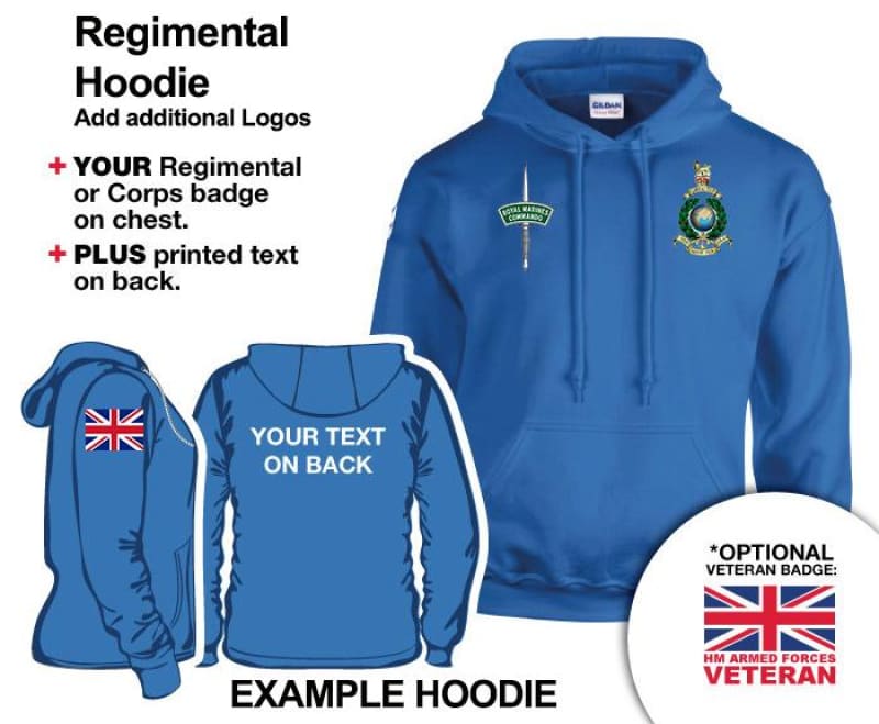 Royal Marines Units Embroidered Hoodie - Image 9