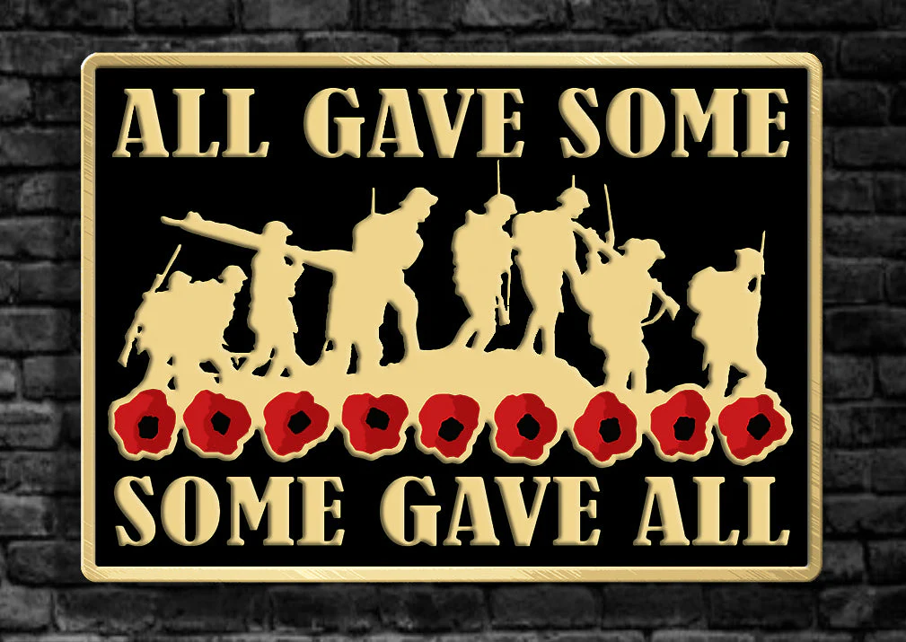 Some Gave All Pin Badge Remembrance Gift - Image 5